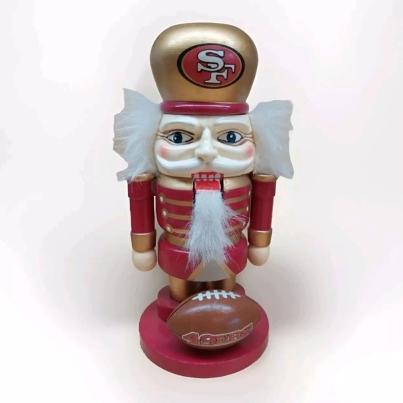 San Francisco 49ers Football  7" Christmas NUTCRACKER SF Holiday Decor - Picture 1 of 7